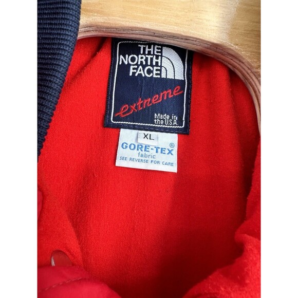 Vintage 90s The North Face Gore-Tex  collar Extreme  Jacket Red Size‎ XL Hoddie - Picture 5 of 12